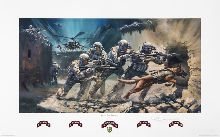 U.S. Military Wall Art - Army Ranger Art Print